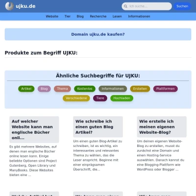 Screenshot ujku.de