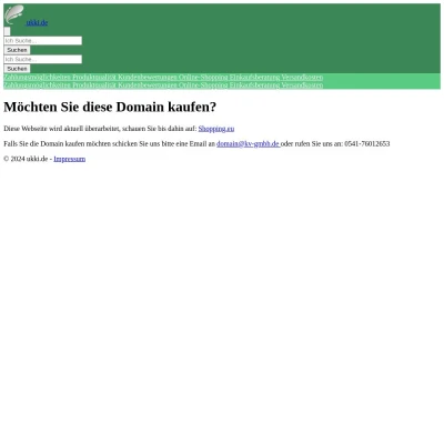 Screenshot ukki.de