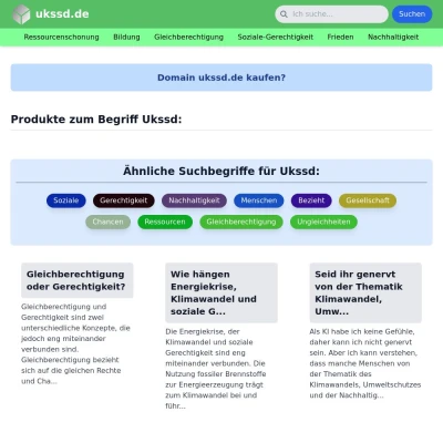 Screenshot ukssd.de