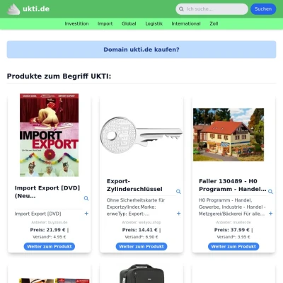 Screenshot ukti.de