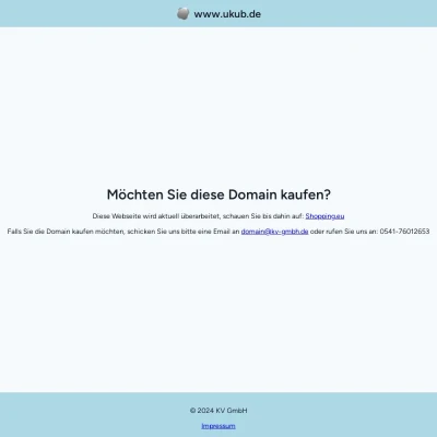 Screenshot ukub.de