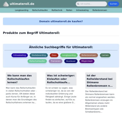 Screenshot ultimateroll.de