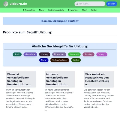 Screenshot ulzburg.de