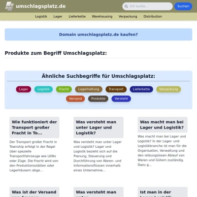 Screenshot umschlagsplatz.de