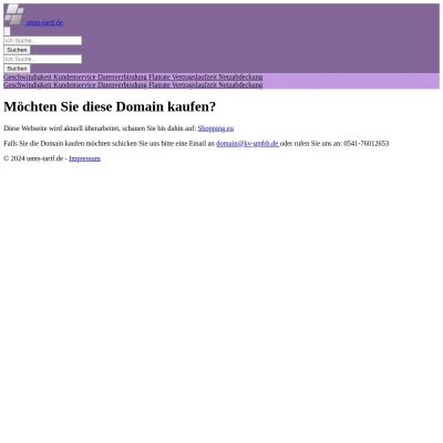 Screenshot umts-tarif.de