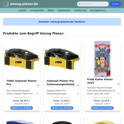 Screenshot umzug-planer.de