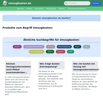 Screenshot umzugkosten.de