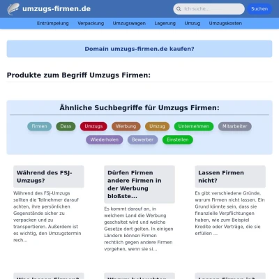 Screenshot umzugs-firmen.de