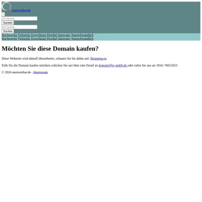 Screenshot unersetzbar.de