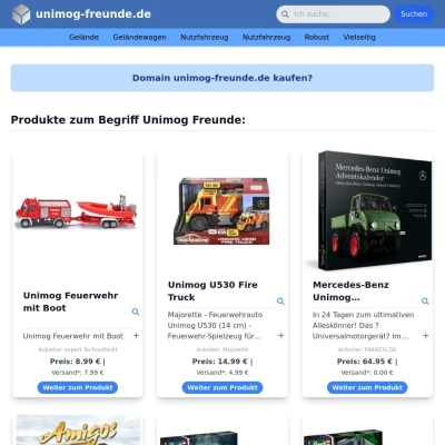 Screenshot unimog-freunde.de
