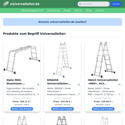 Screenshot universalleiter.de
