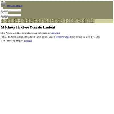 Screenshot unterhaltspflichtig.de