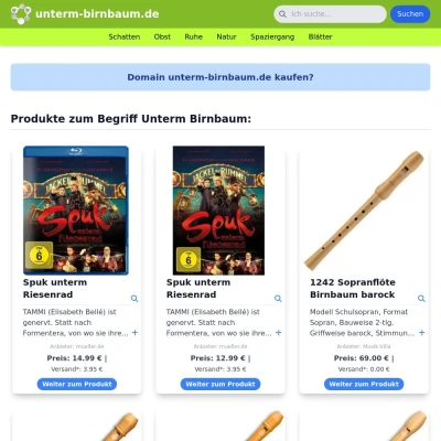 Screenshot unterm-birnbaum.de