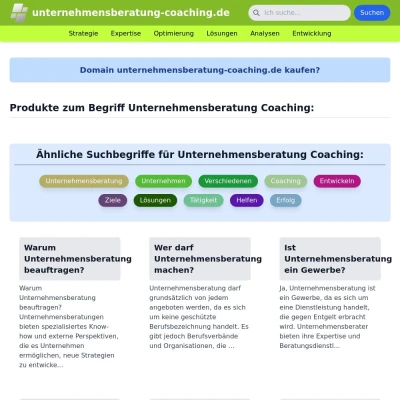 Screenshot unternehmensberatung-coaching.de