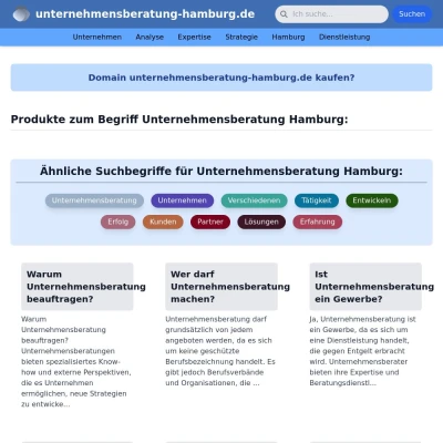 Screenshot unternehmensberatung-hamburg.de