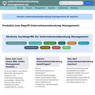 Screenshot unternehmensberatung-management.de