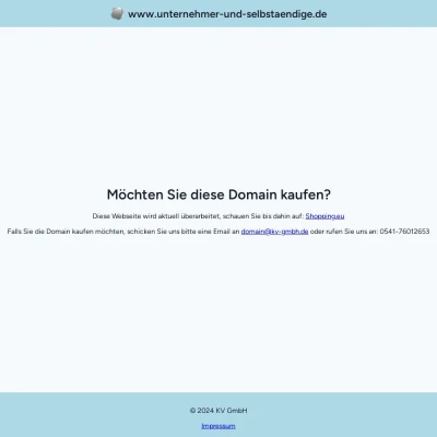 Screenshot unternehmer-und-selbstaendige.de