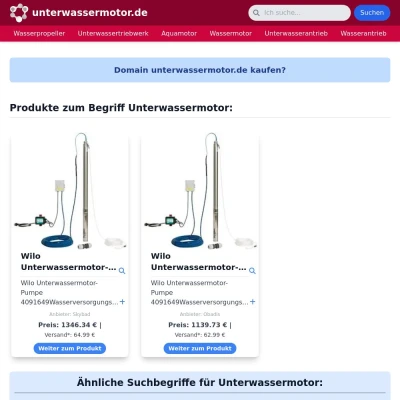 Screenshot unterwassermotor.de