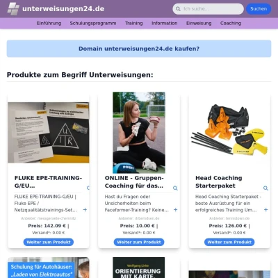 Screenshot unterweisungen24.de