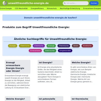 Screenshot unweltfreundliche-energie.de