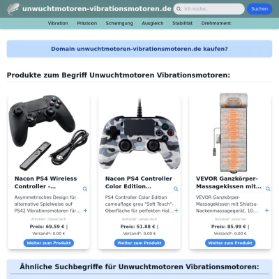 Screenshot unwuchtmotoren-vibrationsmotoren.de