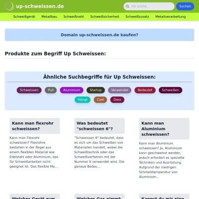 Screenshot up-schweissen.de