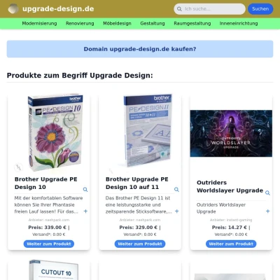 Screenshot upgrade-design.de