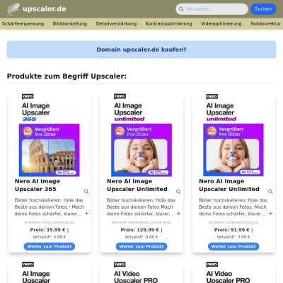 Screenshot upscaler.de