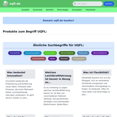 Screenshot uqfl.de