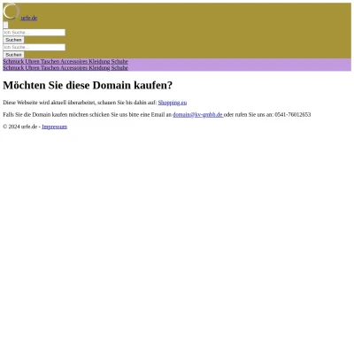 Screenshot urfe.de