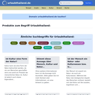 Screenshot urlaubthailand.de