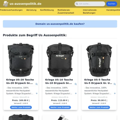 Screenshot us-aussenpolitik.de