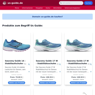Screenshot us-guide.de