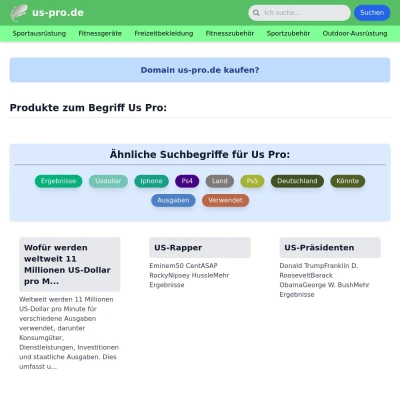 Screenshot us-pro.de