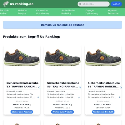 Screenshot us-ranking.de