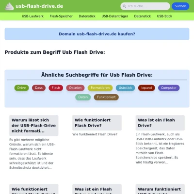 Screenshot usb-flash-drive.de