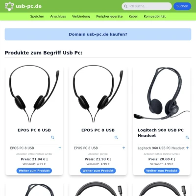 Screenshot usb-pc.de