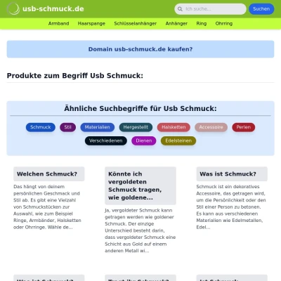 Screenshot usb-schmuck.de