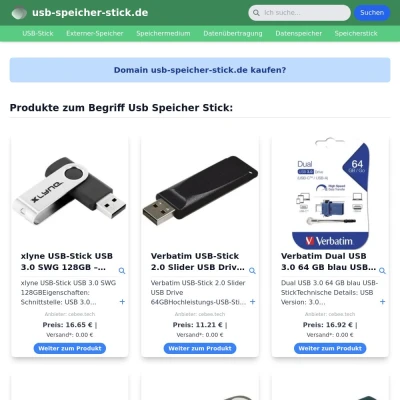 Screenshot usb-speicher-stick.de