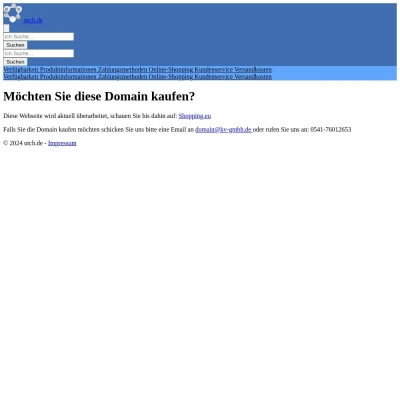 Screenshot utch.de