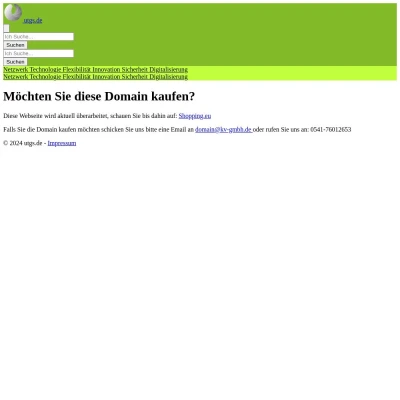 Screenshot utgs.de