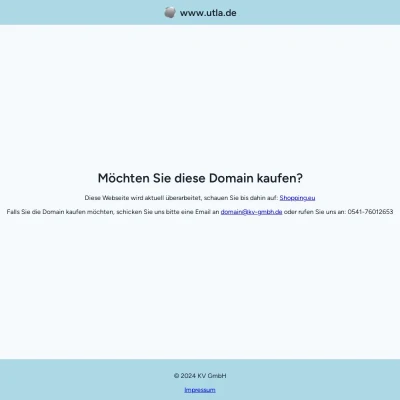 Screenshot utla.de