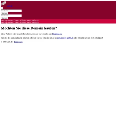 Screenshot utnb.de