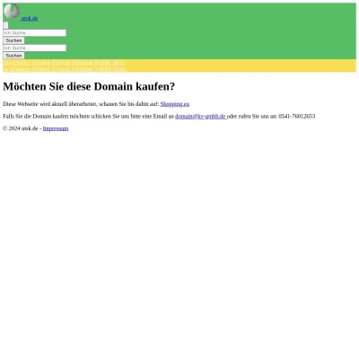 Screenshot utsk.de