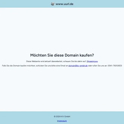 Screenshot uurl.de