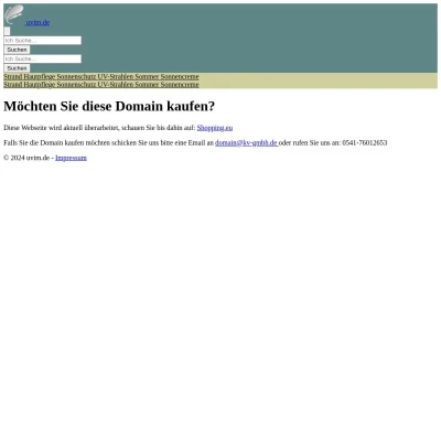 Screenshot uvim.de