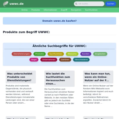 Screenshot uwwc.de