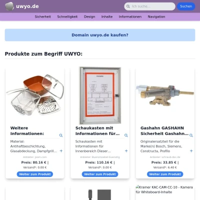 Screenshot uwyo.de