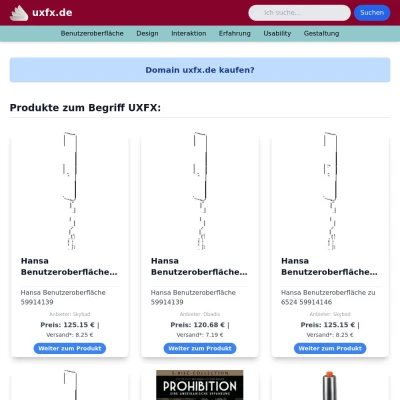 Screenshot uxfx.de