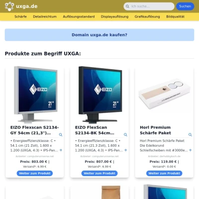 Screenshot uxga.de